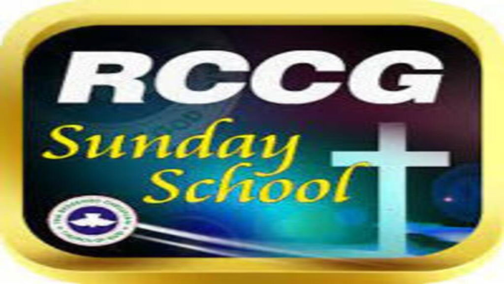 RCCG, SUNDAY SCHOOL MANUAL