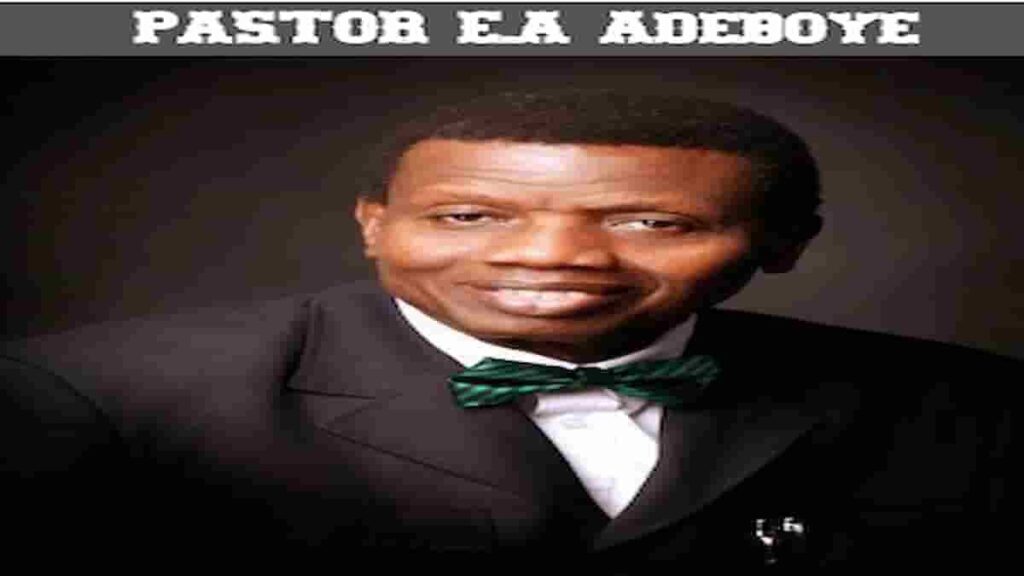 pastor ea adeboye Open heaven