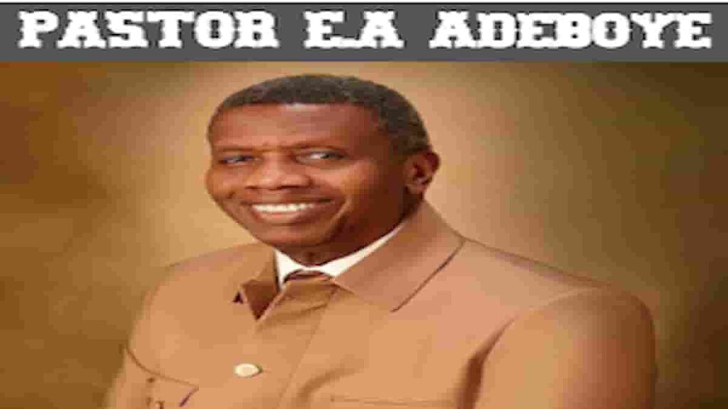 pastor ea adeboye Open heaven