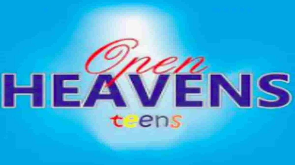 teen.pastor ea adeboye Open heaven